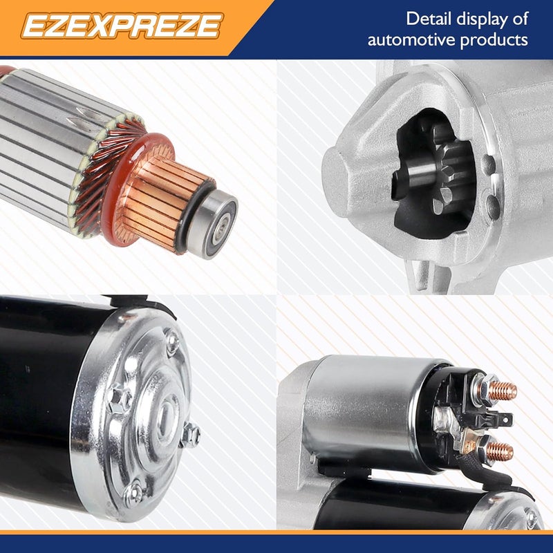 E EZEXPREZE Ezexpreze 17948 New Starter Motor Replacement for 2009-2020 Dodge Durango Ram 1500 2500 3500 4000 Jeep Commander Grand Cherokee 5.7 V8 Engine OE#: 56044736AB 56044736AC R6044736AC M0T20972 M0T23271 - Image 4